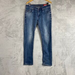 Supreme Slim Fit Blue Jeans Medium Wash RT6759 Size 34 Streetwear